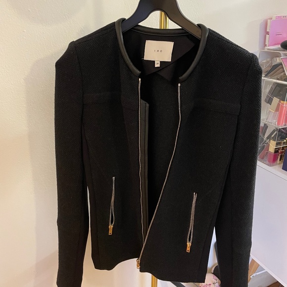 IRO black tweed jacket